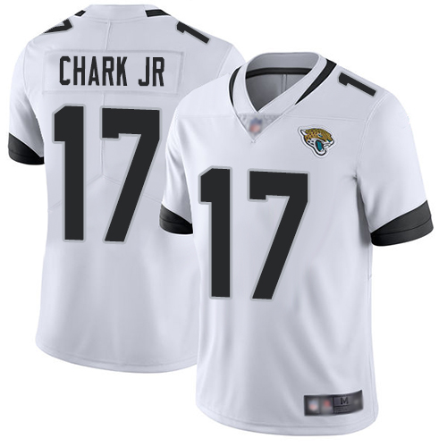 Jacksonville Jaguars #17 DJ Chark Jr White Youth Stitched NFL Vapor Untouchable Limited Jersey